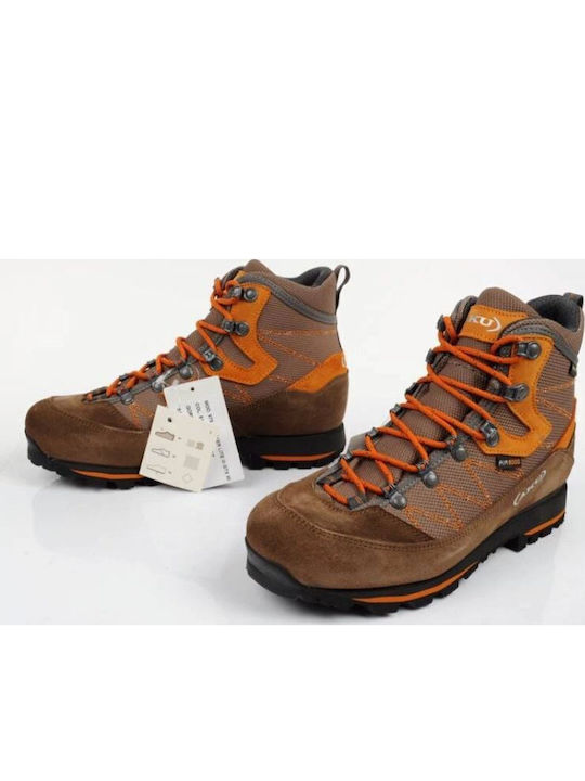 Aku Trekker Frauen Wanderschuhe Wasserdicht mit Gore-Tex-Membran Braune