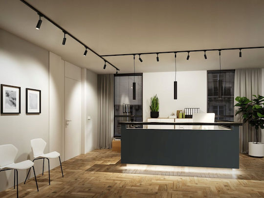 Paulmann Pendant Light Black with Socket GU10