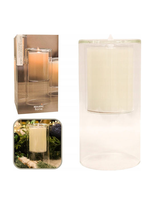 Home&Styling Collection Decorative Lamp Wax Polish White