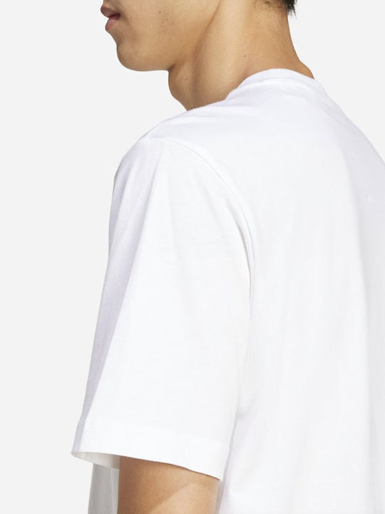 Tiro Linear Αθλητικό T-shirt Λευκό