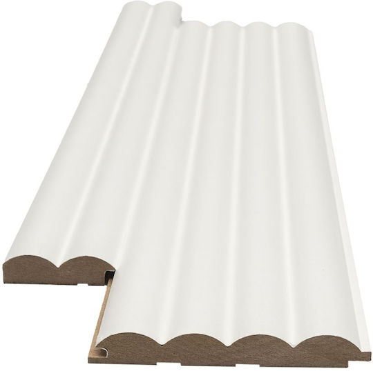 Panouri Decorative 3D Din PVC Cu Adeziv Alb