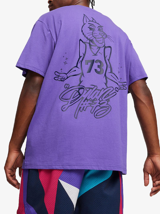 PUMA Dylan T-shirt Μωβ