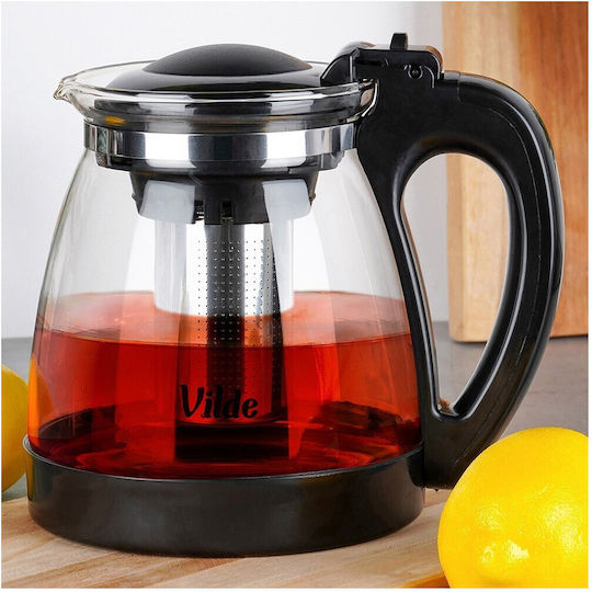 Vilde Vilde Glass Transparent Teapot with Filter 2000ml