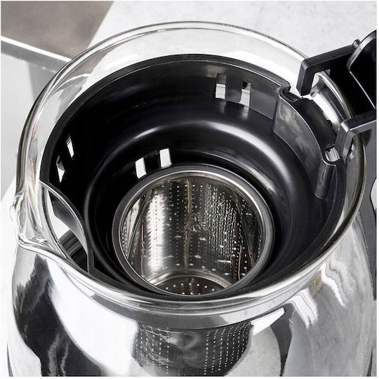 Vilde Vilde Glass Transparent Teapot with Filter 2000ml