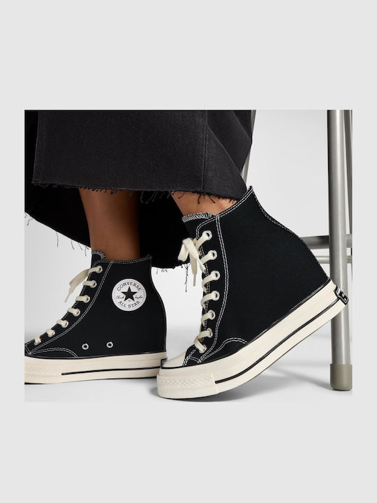 Converse Wedge Sneakers Black