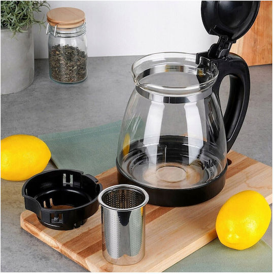 Vilde Vilde Glass Transparent Teapot with Filter 2000ml
