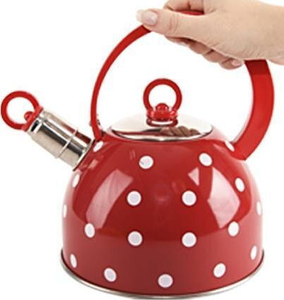 Orion Teekanne Rostfreier Stahl Rot 1800ml