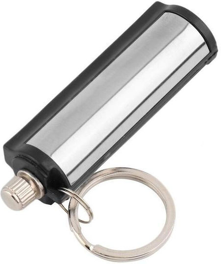 Chibrit Reîncărcabil Zola Rezistent la Intemperii Oțel 6.4x1.9 Cm Gri