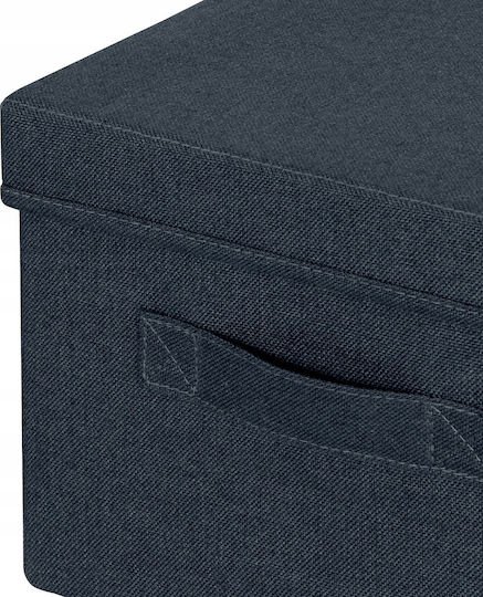 Leitz Stoff Aufbewahrungsbox mit Deckel Gray 28.5x38x20cm 2Stück