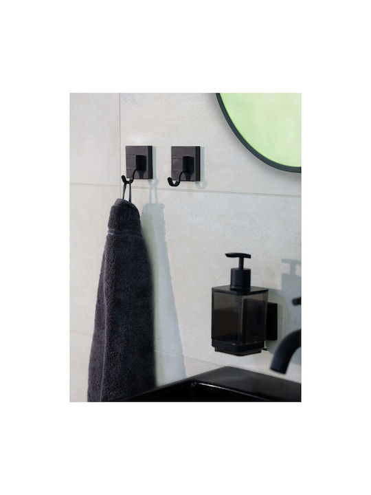 Wenko Επιτοίχιο Dispenser Πλαστικό Μαύρο 340ml