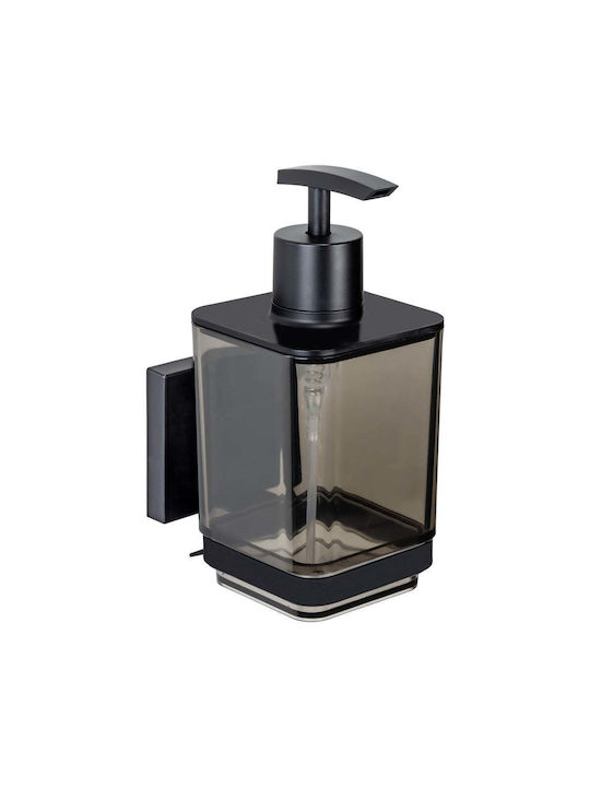 Wenko Επιτοίχιο Dispenser Πλαστικό Μαύρο 340ml