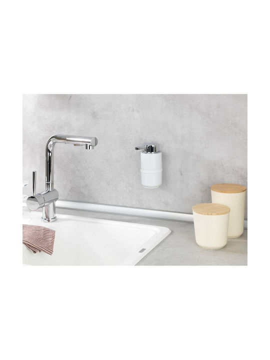 Wenko Επιτοίχιο Dispenser Κεραμικό Λευκό 250ml