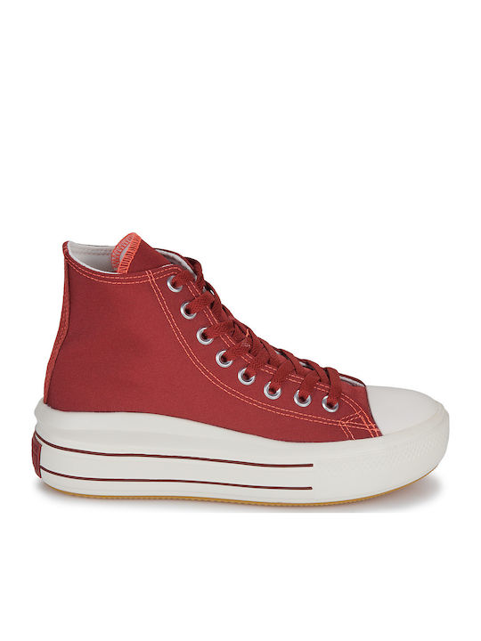 Flatforms Boots Red