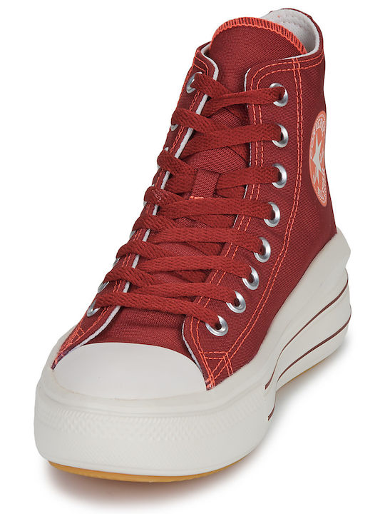 Flatforms Boots Red