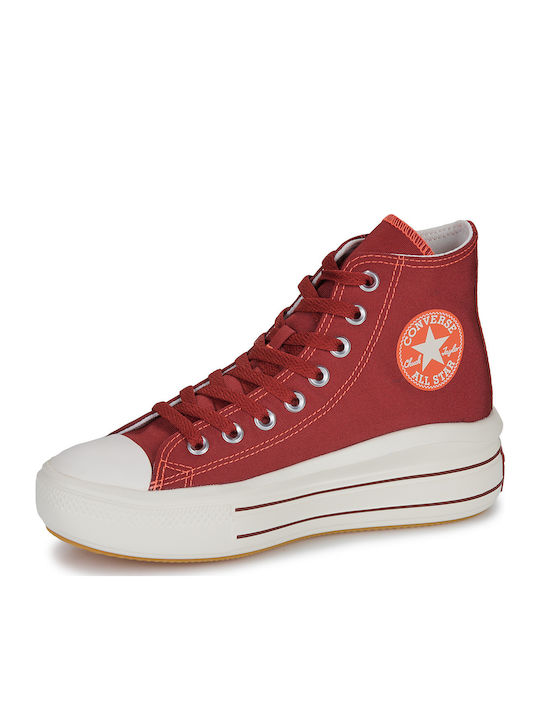 Flatforms Boots Red