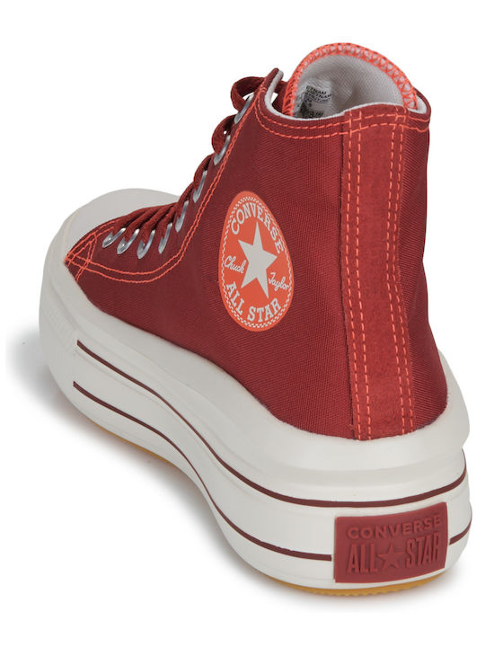 Flatforms Boots Red