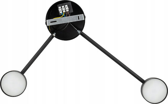 TK Lighting Modern Leuchte Wand mit Fassung GX53 Schwarz