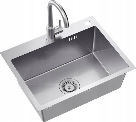 Quadron Chiuvetă încastrată din granit sintetic M58xL45cm Negru