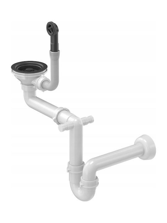 GraniteQ Drop-In Мивка Inox Ш60xД44см Черен