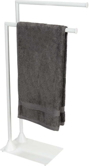 Wenko Καλόγερος Μπάνιου Μονός ​43.5x78.5cm Inox Λευκός