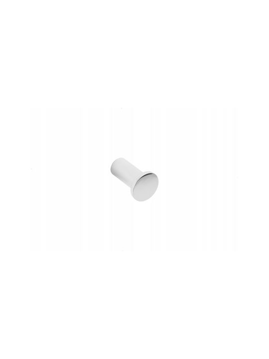 KFA Single Wall-Mounted Bathroom Rail Inox Silver