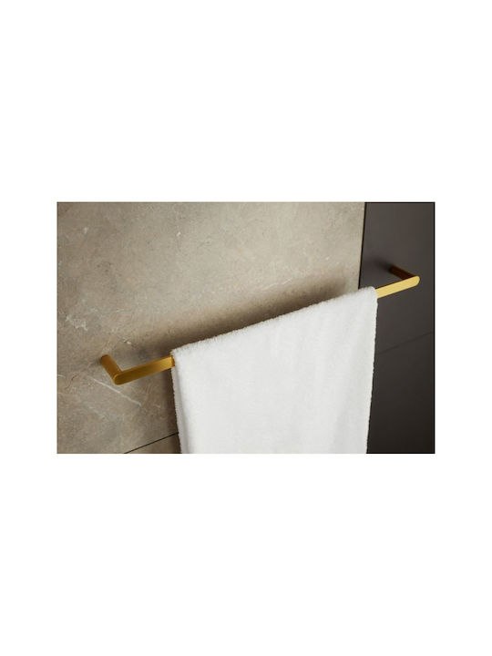 KFA Single Wall-Mounted Bathroom Rail ​60x60cm Inox Gold