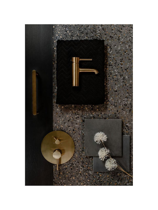 KFA Single Wall-Mounted Bathroom Rail ​60x60cm Inox Gold