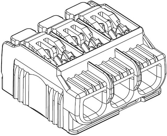 Terminal de Conexiune Rapidă Automată 3x0.2-4.0 Mm2 Obo Bettermann