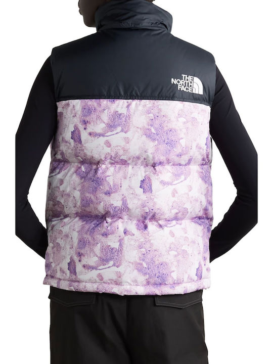 The North Face Retro Nuptse Αμάνικο Αθλητικό Μπουφάν Purple