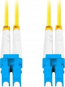 Lanberg Lanberg Optische Faser Kabel LC/UPC-LC/UPC 0,5m Gelbe