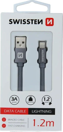 Swissten USB-A zu Lightning Kabel Grün 1.2m (71523207)