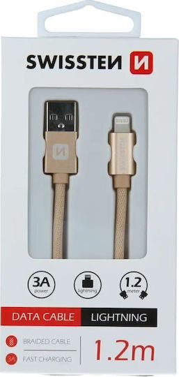 Swissten USB-A zu Lightning Kabel Grün 1.2m (71523207)