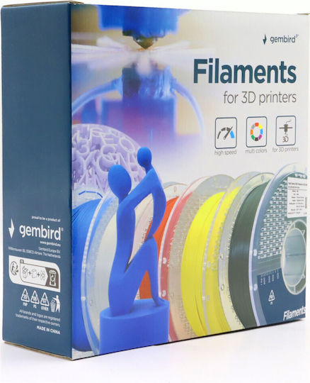 Gembird PETG 3D Принтер Филамент 1.75мм Жълт 1кг