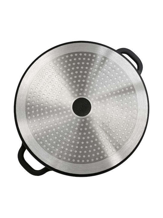 Orion Grande Aluminum Pan with Lid with Non-Stick Interior Coating 28cm
