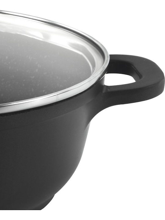 Orion Grande Aluminum Pan with Lid with Non-Stick Interior Coating 28cm