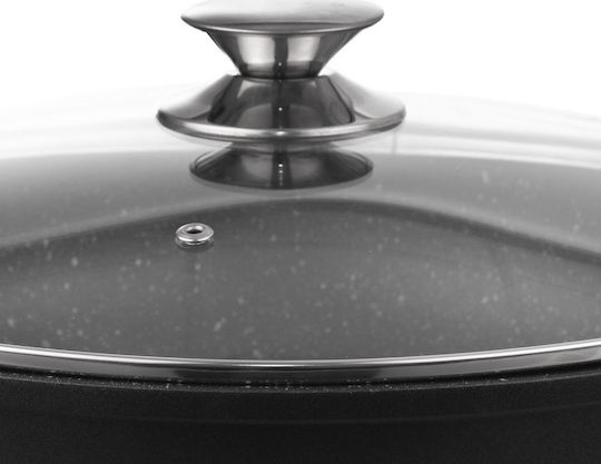 Orion Grande Aluminum Pan with Lid with Non-Stick Interior Coating 28cm