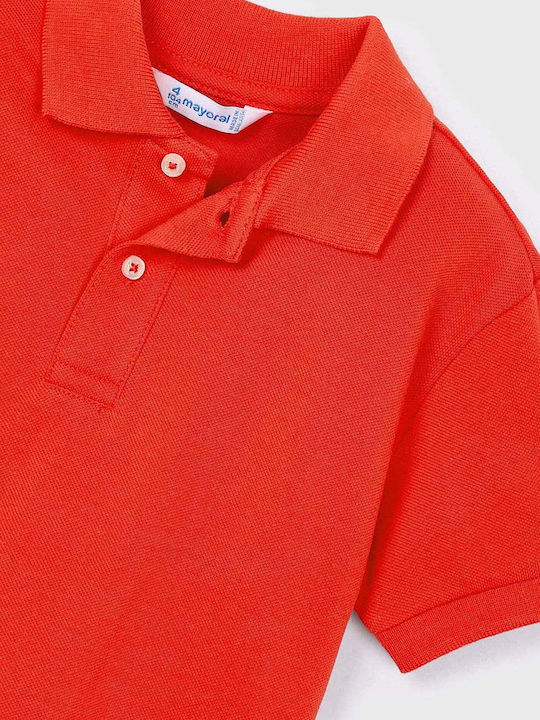 Παιδικό Polo Κοντομάνικο Κόκκινο Basic