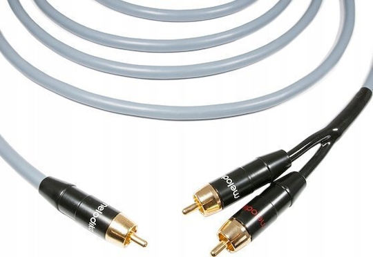 Melodika Кабел RCA мъжки - RCA мъжки 12м MDSWY120G