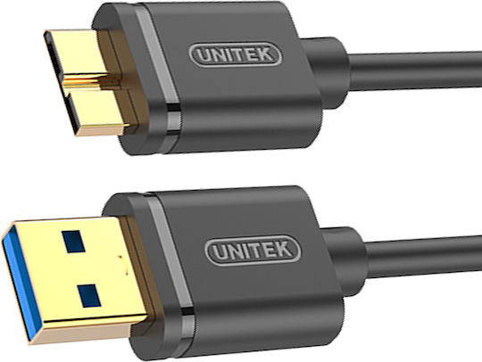 Unitek 1m Regular USB 3.0 to micro USB Cable (Y-C461GBK)