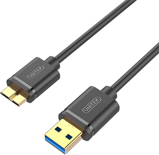 Unitek 1m Regular USB 3.0 to micro USB Cable (Y-C461GBK)