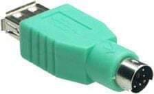 Usb Usb Конвертор PS/2 мъжки към PS/2 женски Бял 1бр