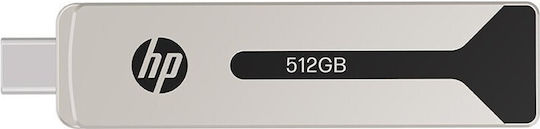 HP 911 Pro 512GB USB 2.0 Stick Argintiu