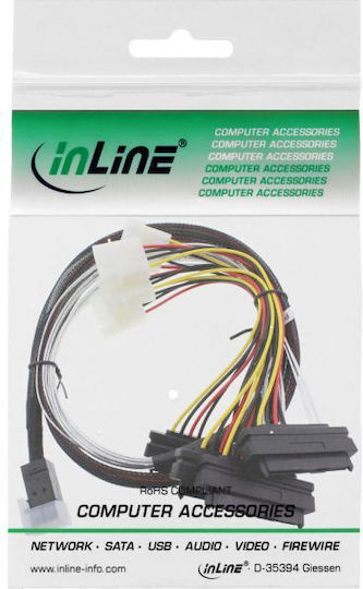InLine Mini SAS - Mini SAS Cablu 100cm Multicolor (27632B)