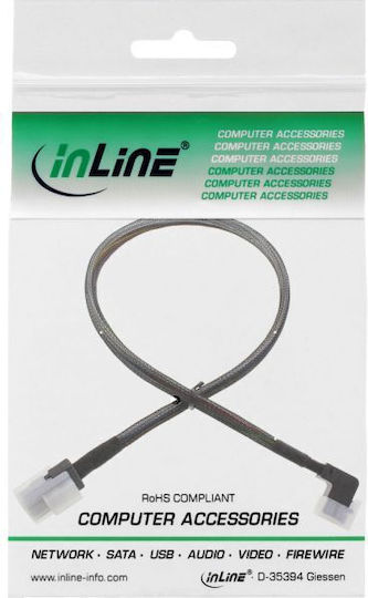 InLine Mini-SAS - Mini-SAS Kabel 50cm Gray (27629A)
