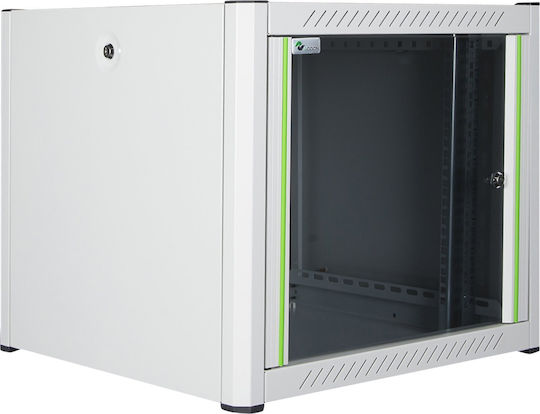Lanview Montat pe perete Cabină Rack 12U 60x56x64.5cm Alb