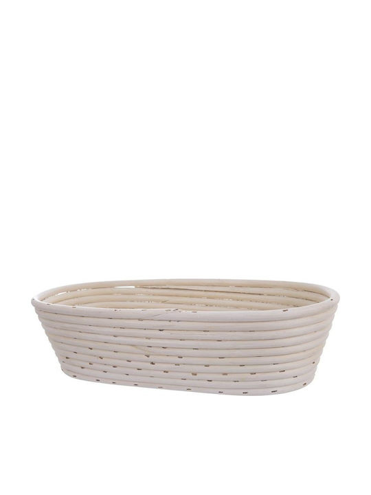 Orion Ψωμιέρα από Rattan Γκρι 32x15x9cm