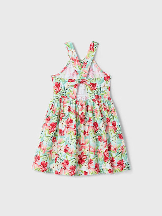 Children's Dress Sleeveless Floral Mint