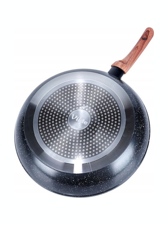 Vilde Non-Stick Pan Interior Coating Granite Granitica 32cm Black