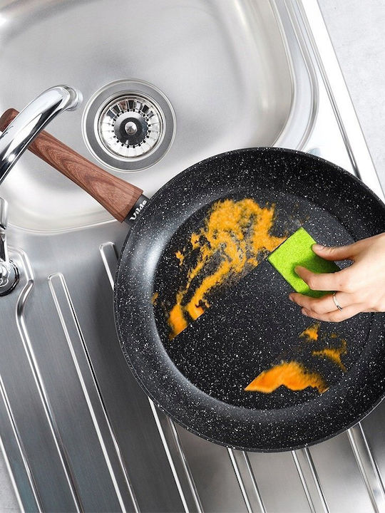 Vilde Non-Stick Pan Interior Coating Granite Granitica 32cm Black