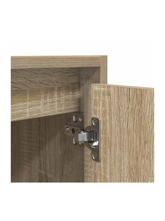 Wooden Sonoma Oak Bedside Tables 2 Pieces 38x34x40cm